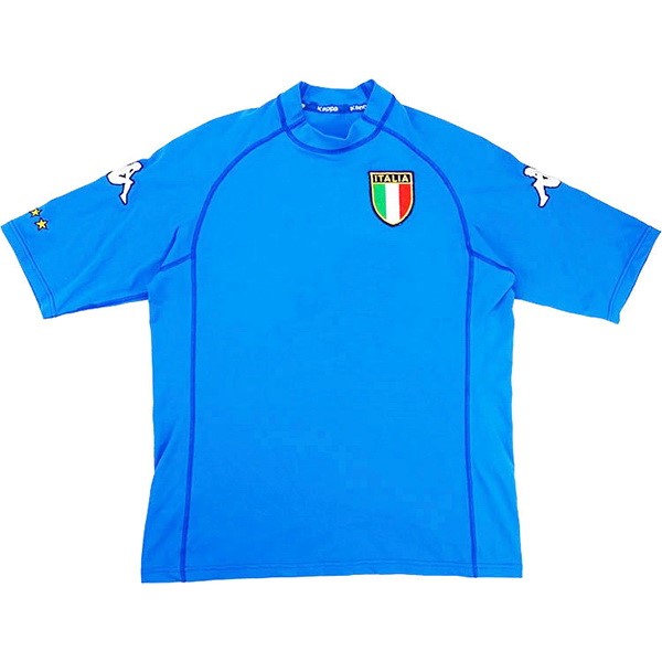 Tailandia Camiseta Italy 1ª Kit Retro 2000 Azul